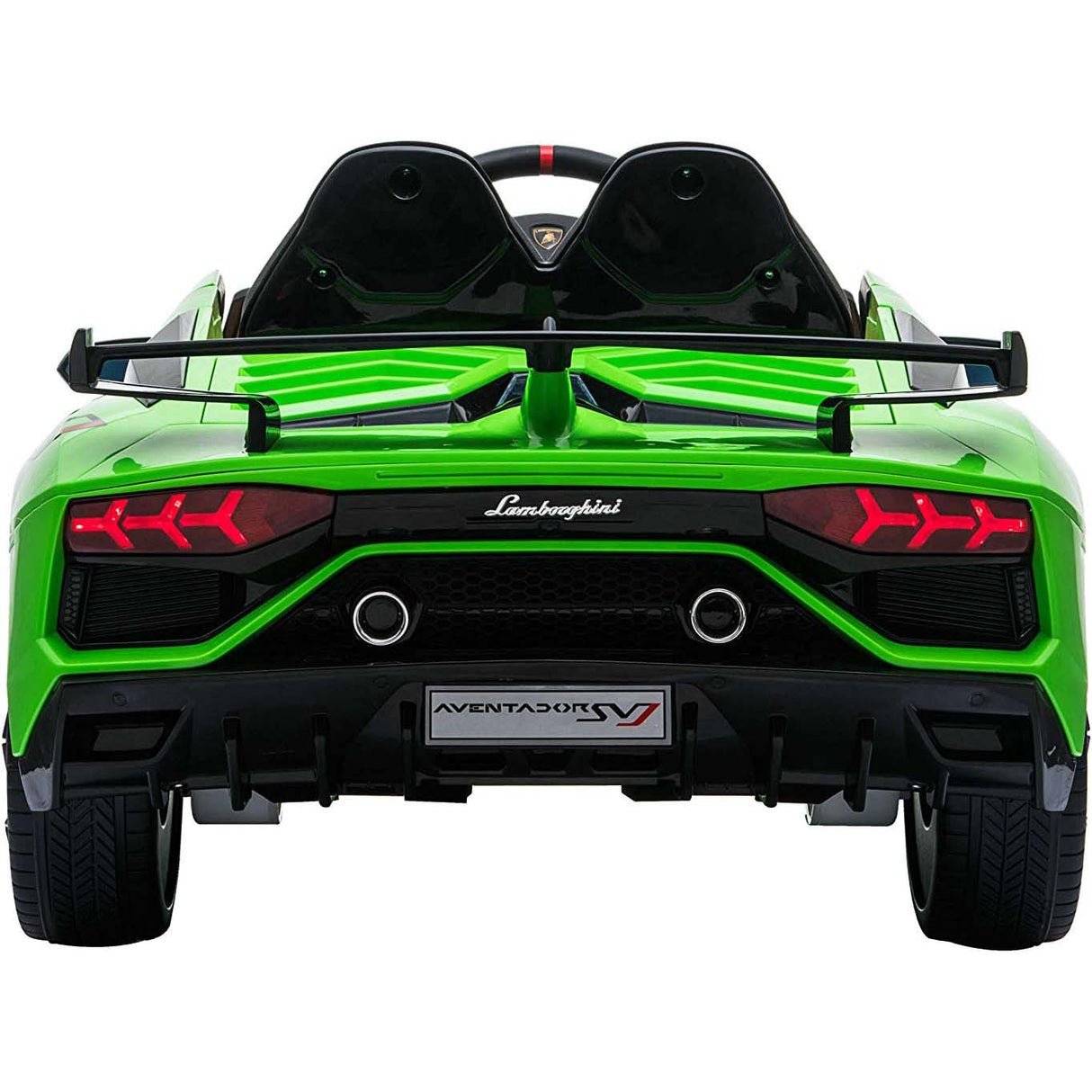 Ricco Lamborghini Aventador SVJ 12V 7A Kids Electric Ride On - Green