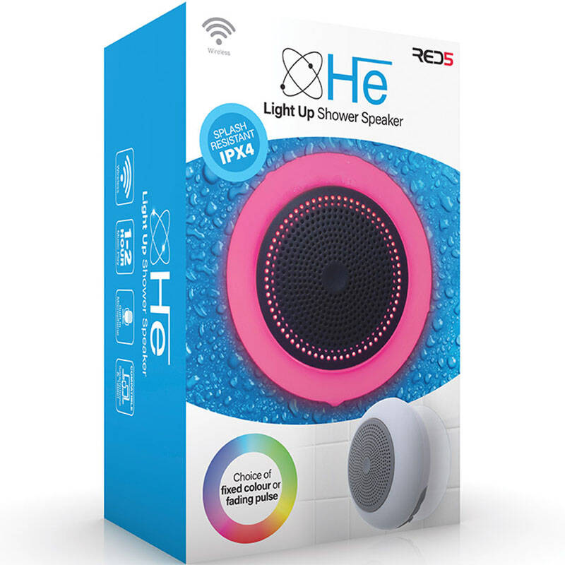 RED5 Light Up Shower Speaker