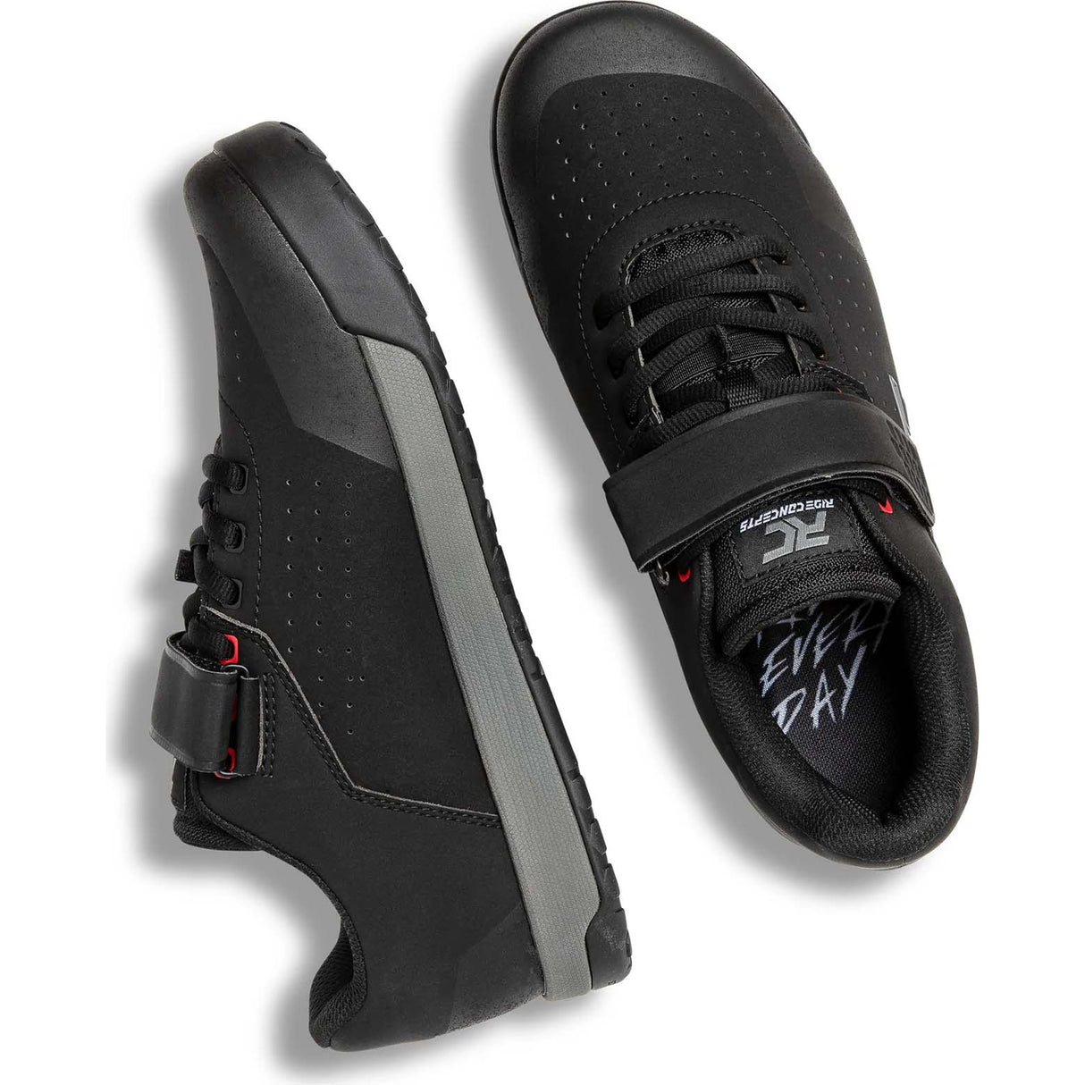 Ride Concepts Hellion Clip MTB Shoes - Black/Charcoal