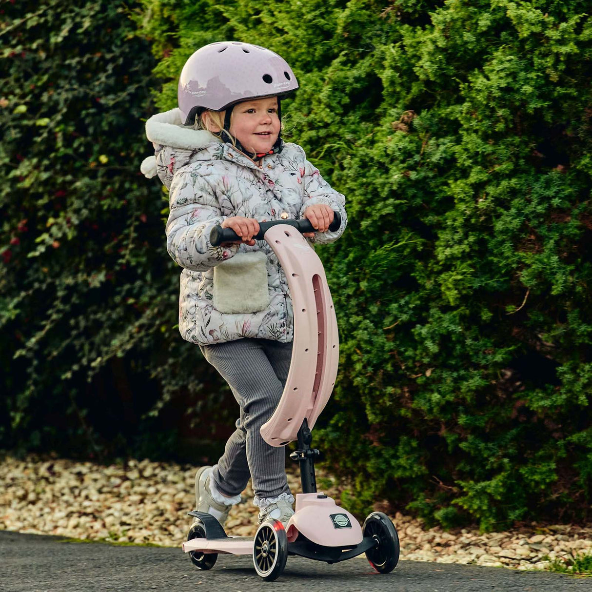 Ride-Ezy Kick & Go Kids Scooter - Blossom