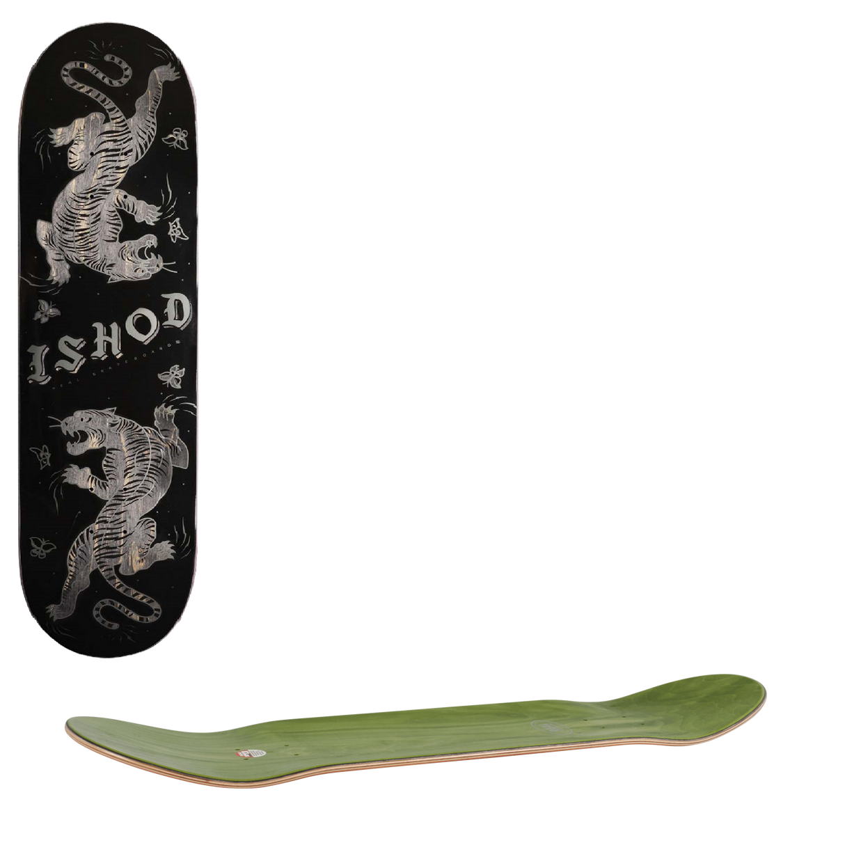 Real Ishod Cat Scratch Skateboard Deck - Black 8.38"