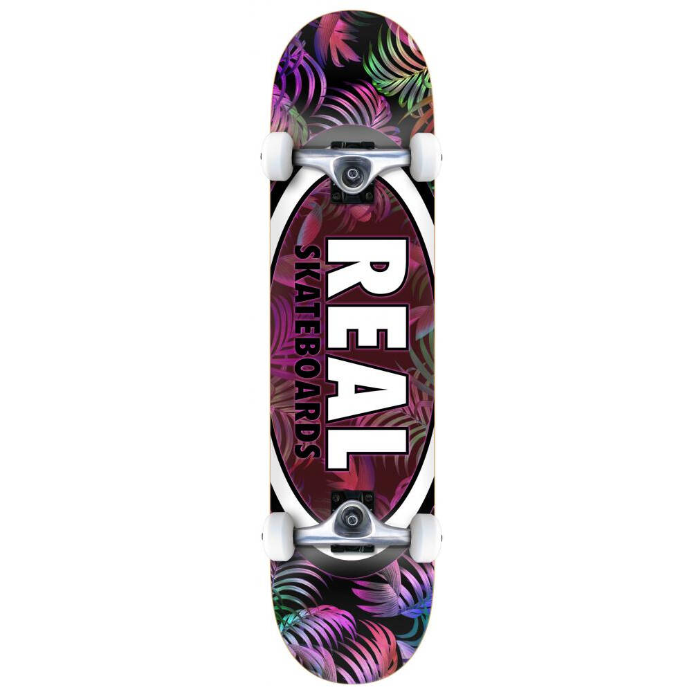 Real Team Tropic Ovals 2 Complete Skateboard - Multi 7.3''