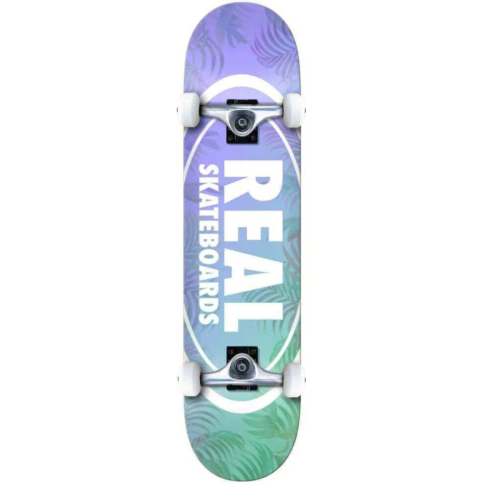 Real Island Ovals Complete Skateboard - 8''