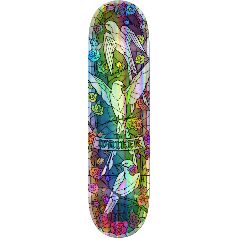 Real Holographic Cathedral Skateboard Deck - Kyle 8.38"