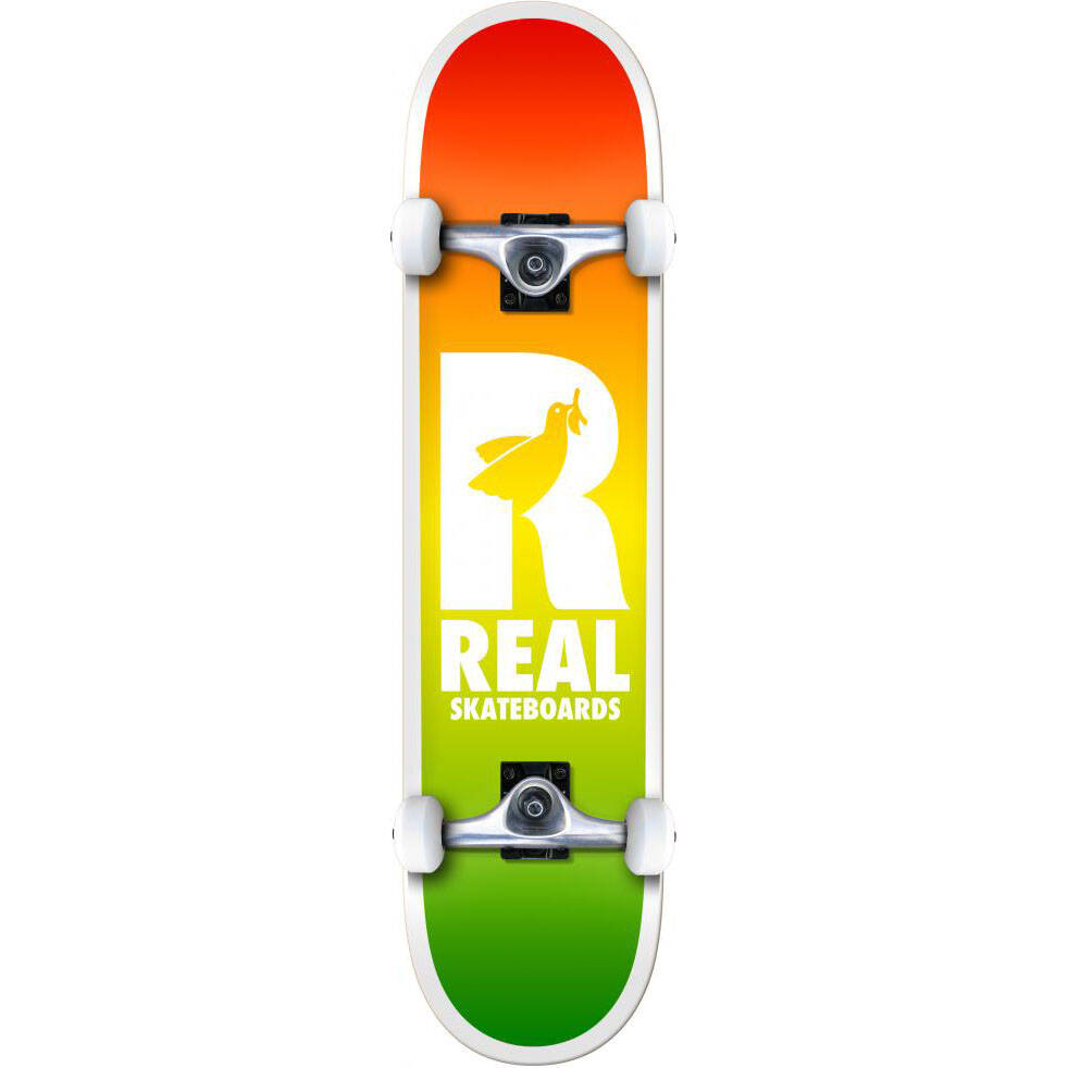Real Be Free Fades Complete Skateboard - Multi 7.75"