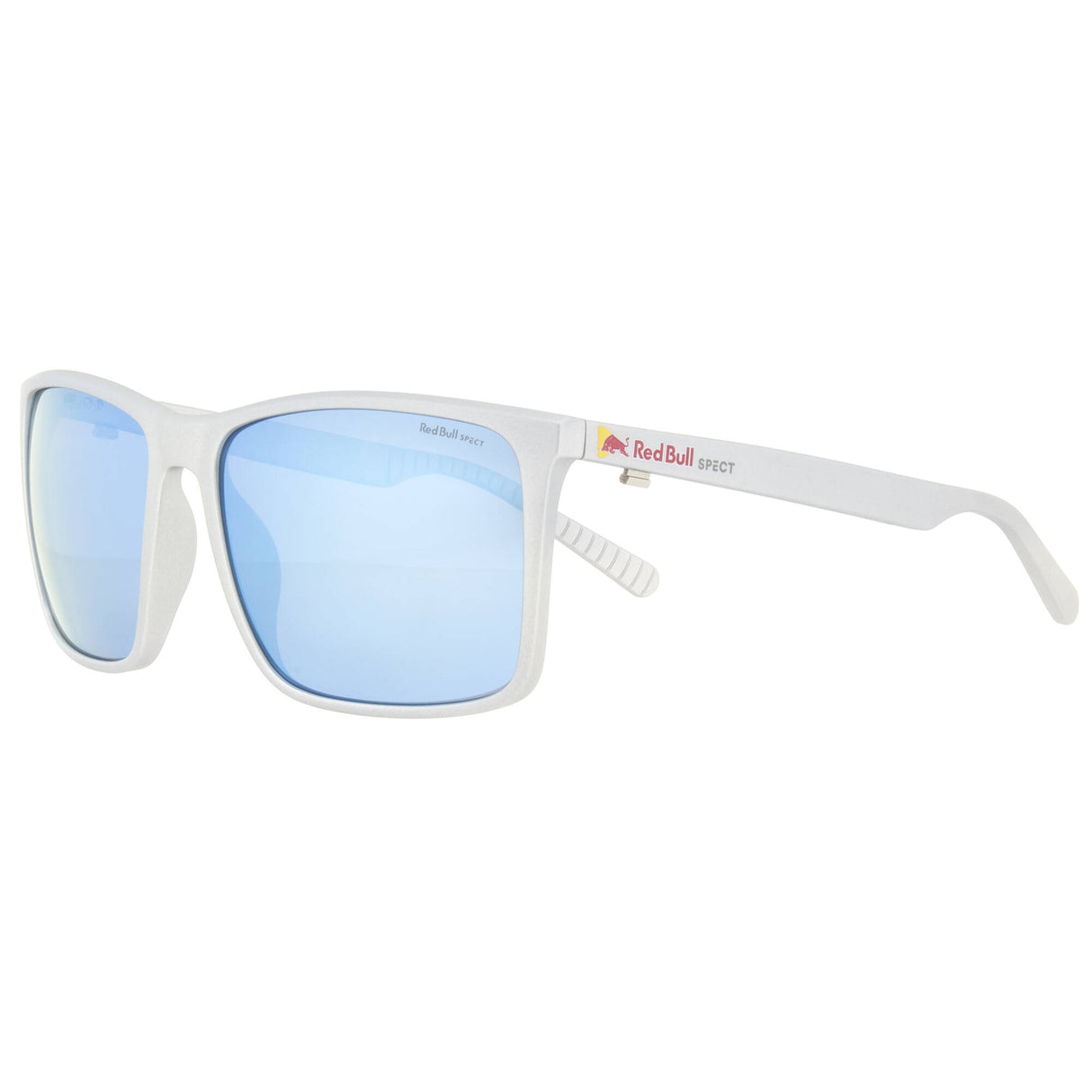 Red Bull SPECT Eyewear Bow Sunglasses - Matt Metallic Silver/Smoke Blue mirror