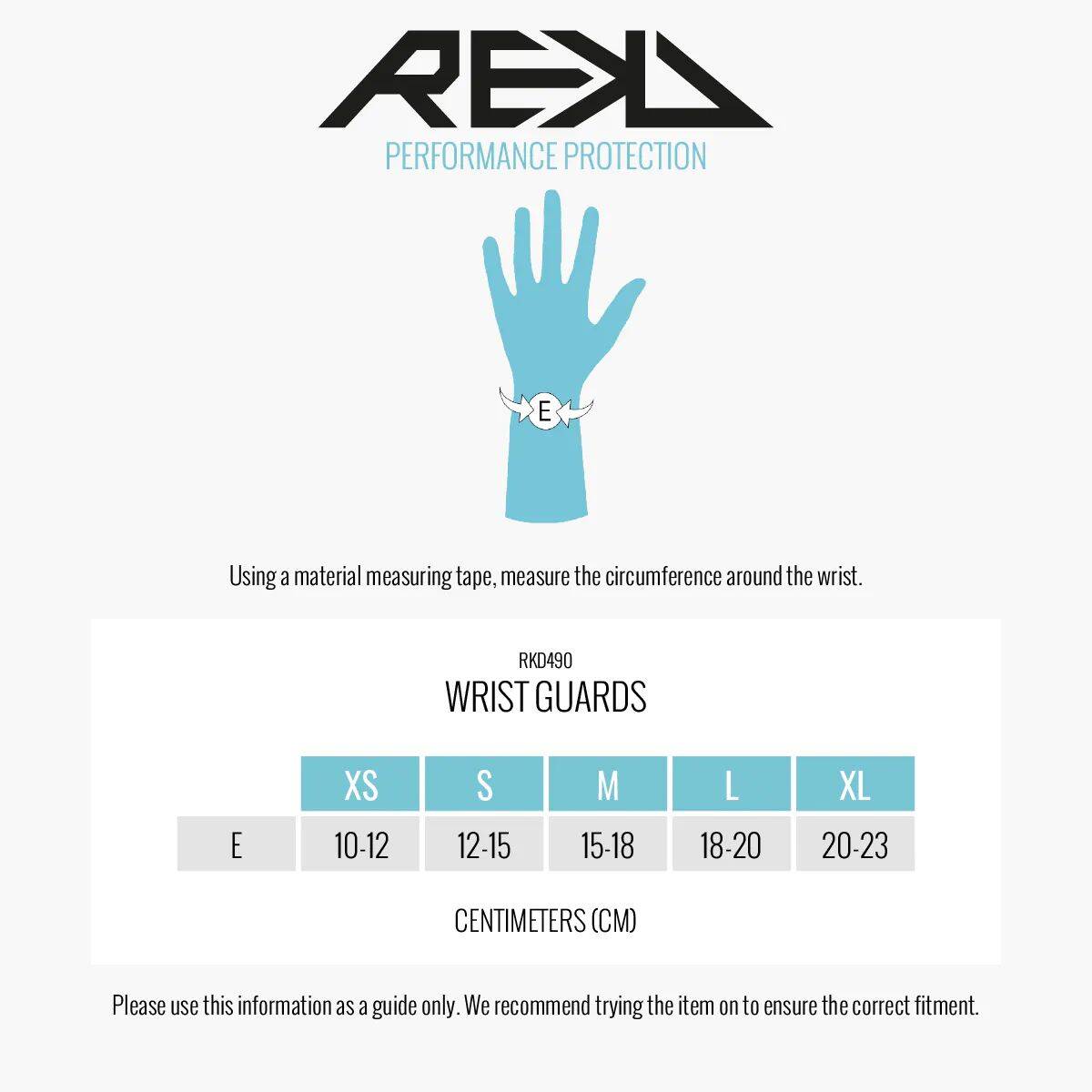 REKD Wrist Guards - Grey