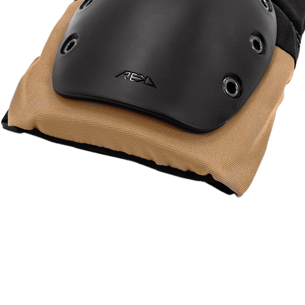 REKD Ramp Knee Pads - Black/Khaki