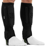 REKD Energy Covert Short Shin & Ankle Guards - Black