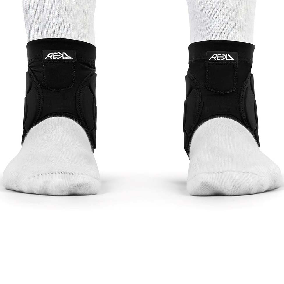 REKD Energy Covert Ankle Guards - Black