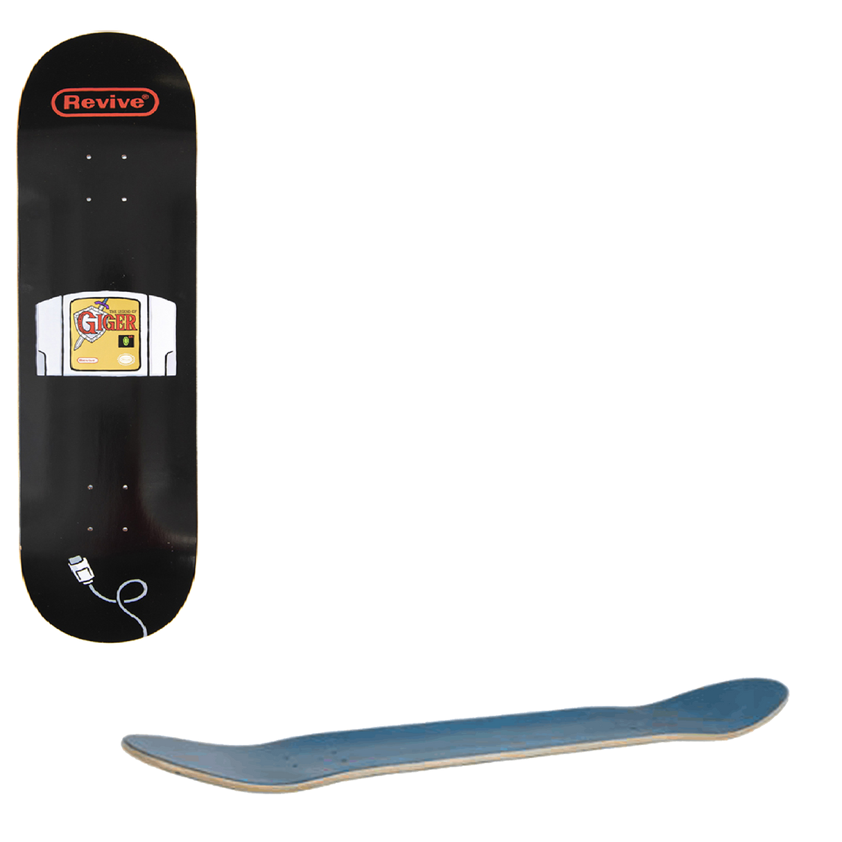 ReVive Jonny Giger Cartridge Skateboard Deck - 8.5"