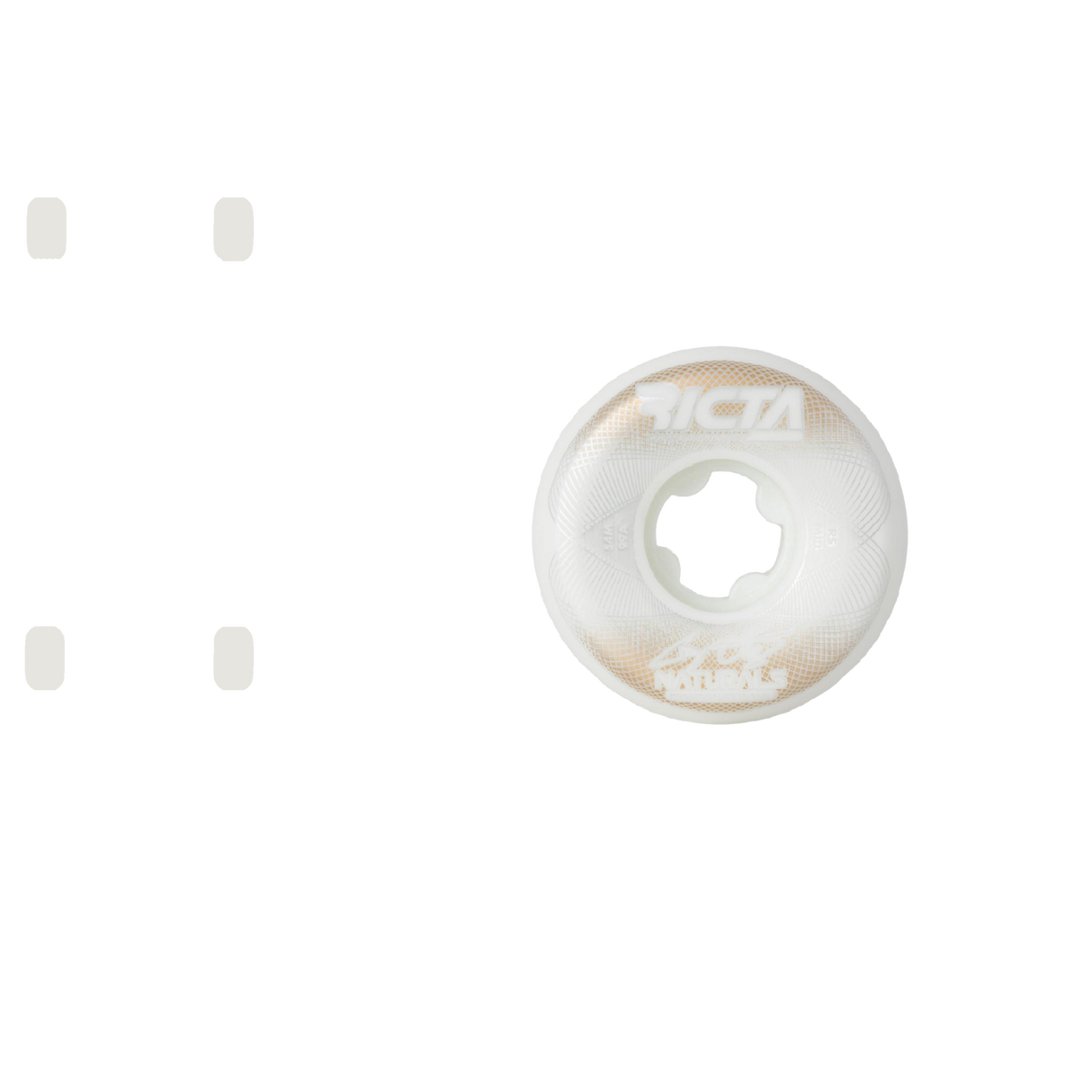 Ricta Naturals Ortiz Geo Mid 99a Skateboard Wheels - White 54mm