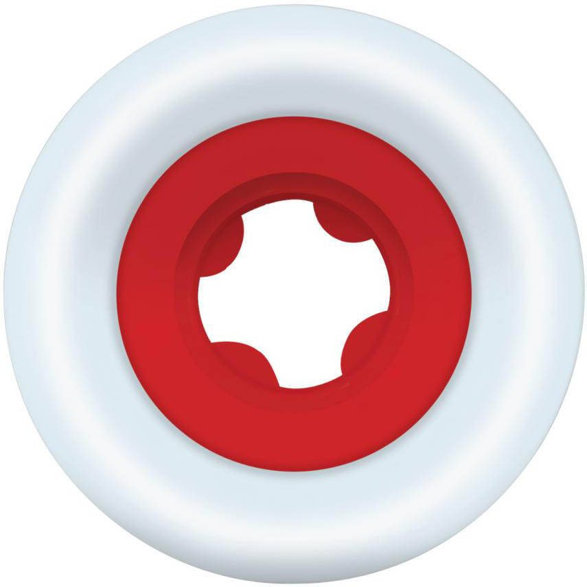 Ricta Cored Clouds Skateboard Wheels - Red 54mm