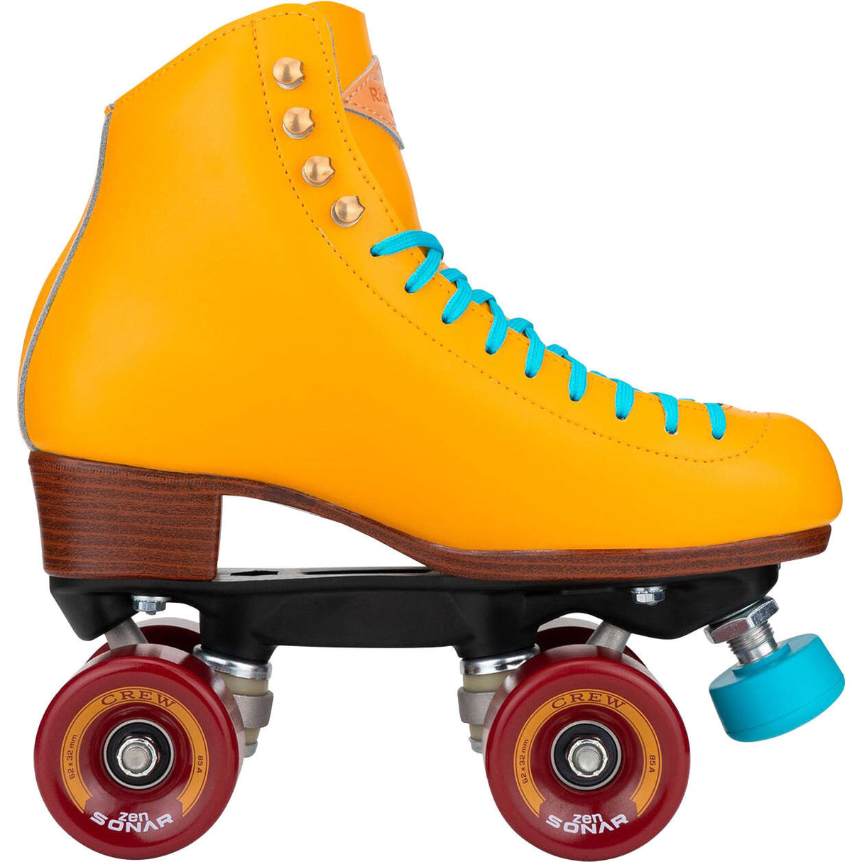 Riedell Crew Quad Roller Skates - Turmeric Yellow