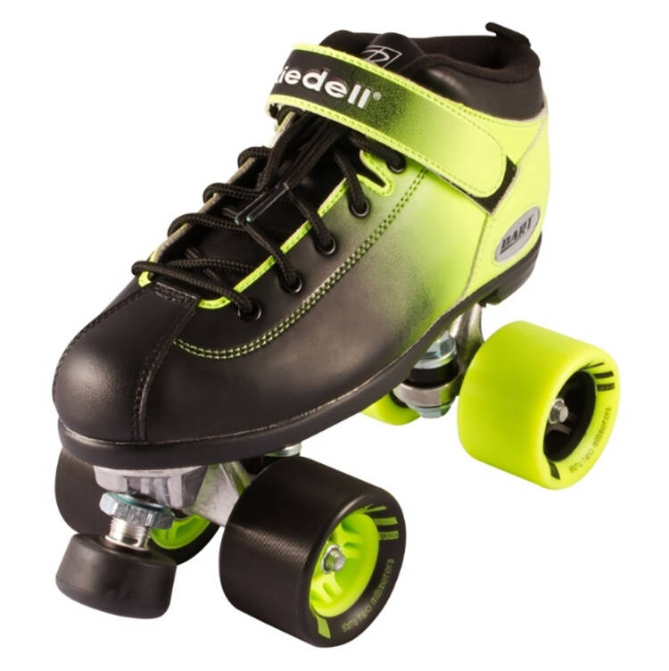 Riedell Quad Skates - Dart Ombre Black/Green UK 4