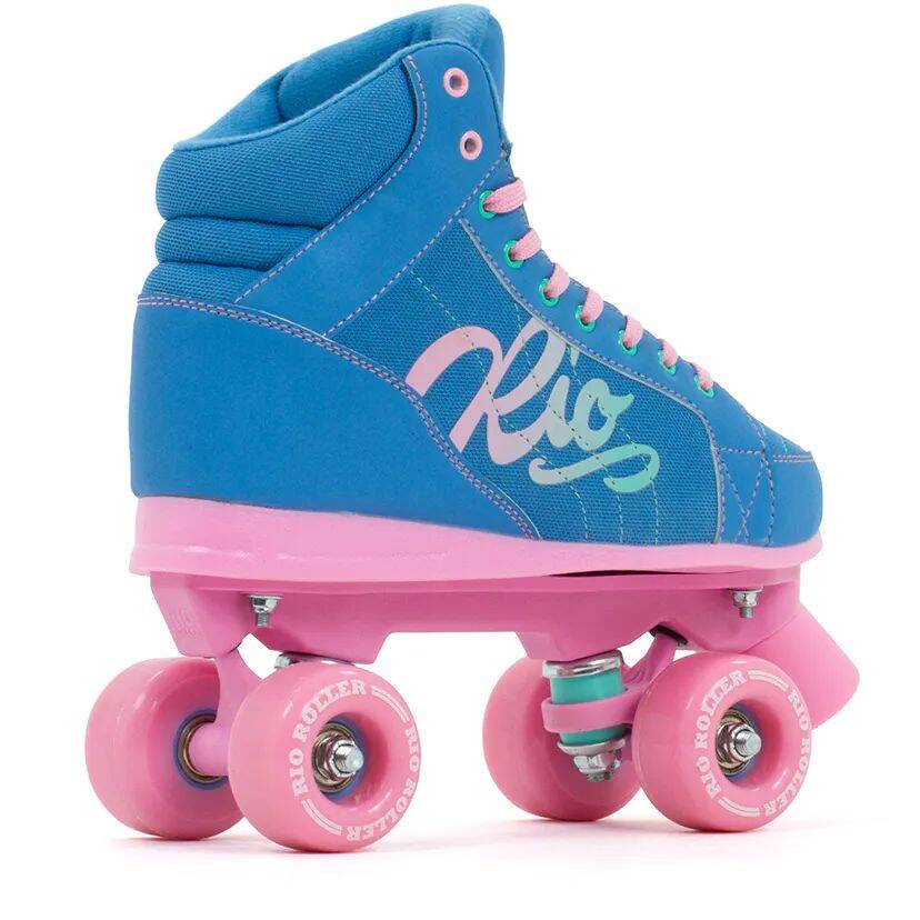 Rio Roller Lumina Quad Roller Skates - Blue/Pink