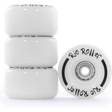 Rio Roller Light Up Quad Roller Skate Wheels 58mm - White