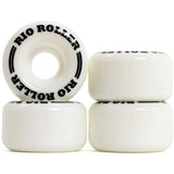 Rio Roller Quad Skate Coaster Wheels - 62mm - White