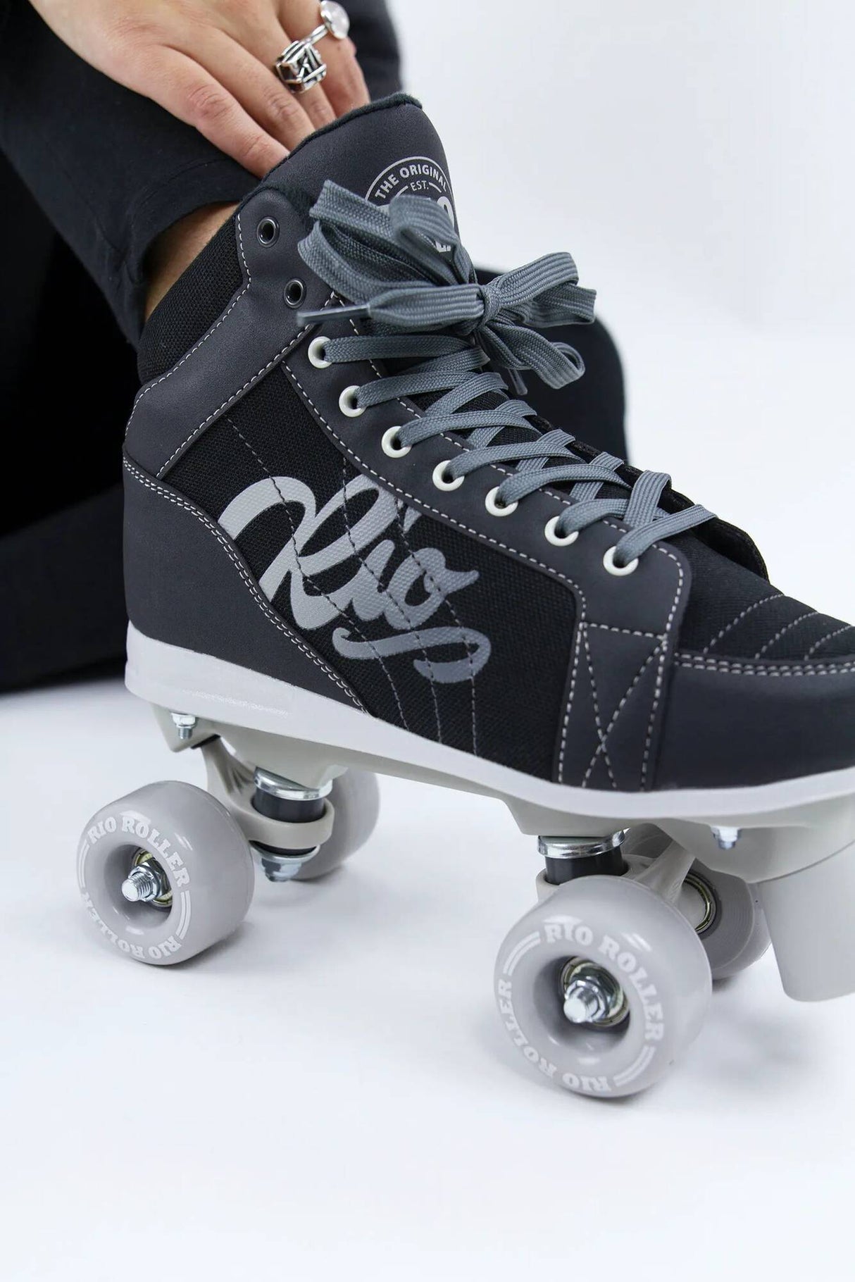 Rio Roller Lumina Quad Roller Skates - Black/Grey