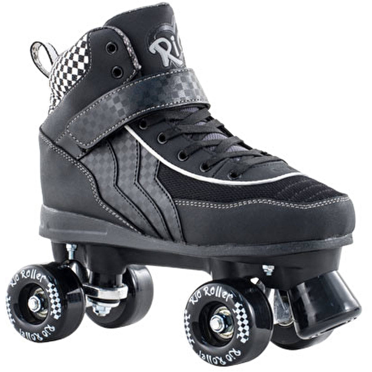 Rio Roller Mayhem Quad Skates - Black/White - UK 4