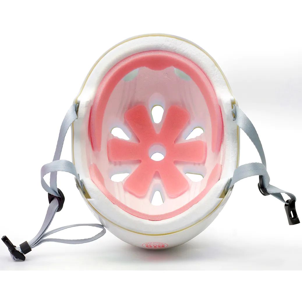 Rio Roller Script Helmet - White