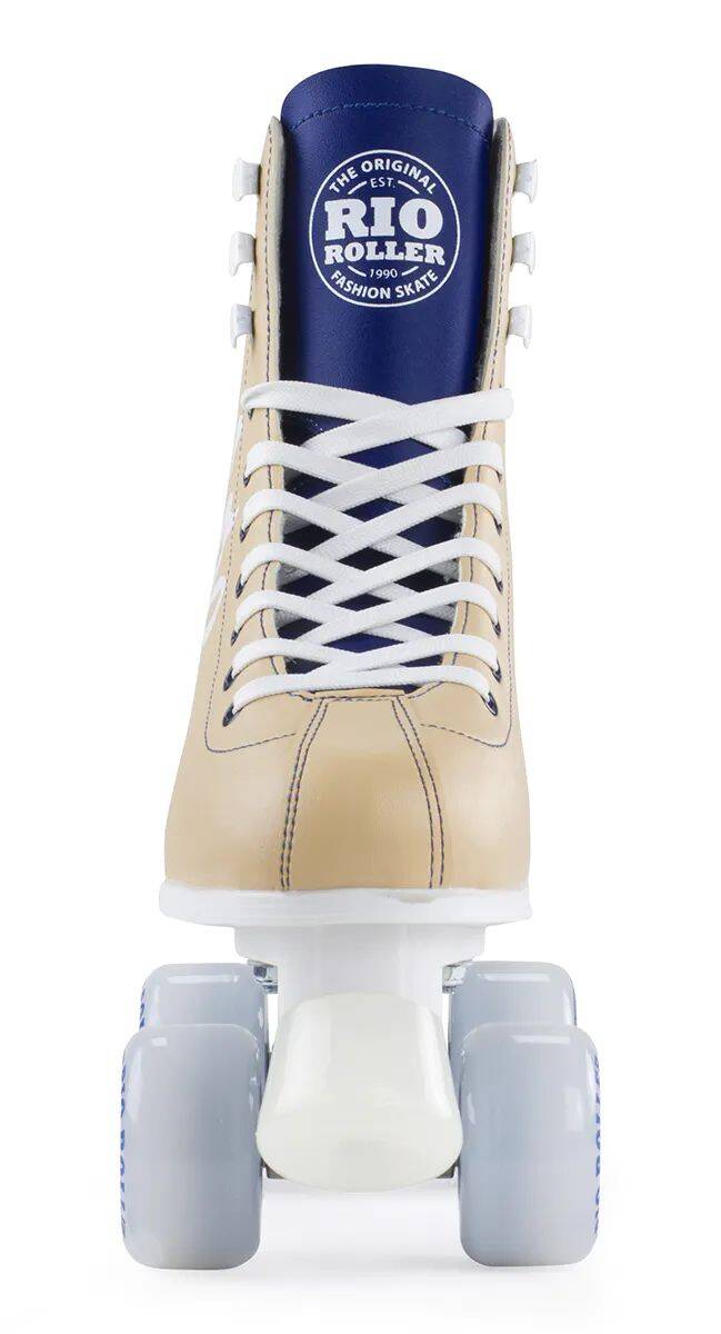 Rio Roller Script Quad Roller Skates - Tan/Blue