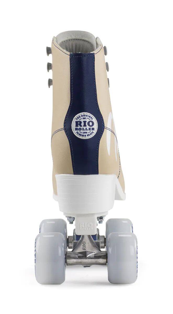 Rio Roller Script Quad Roller Skates - Tan/Blue