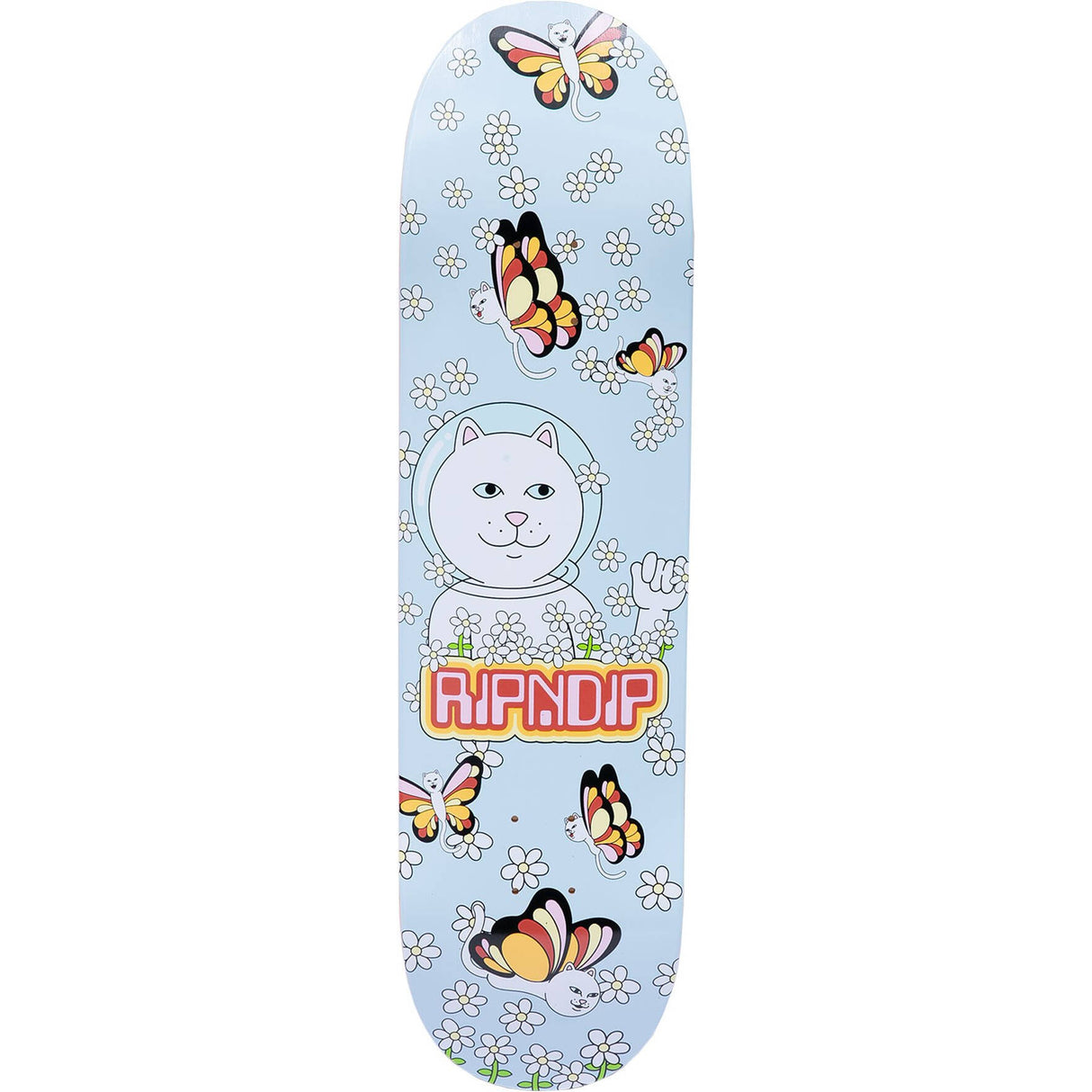 RIPNDIP Butterfly Skateboard Deck - Lavender 8''