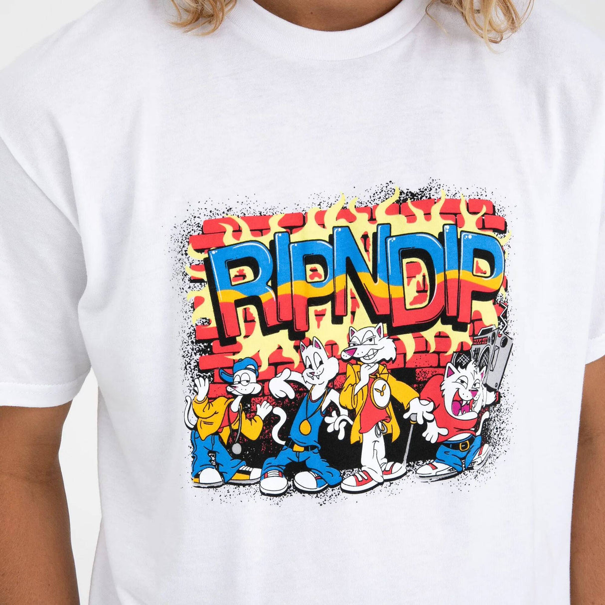 RIPNDIP Looney Gang T Shirt - White