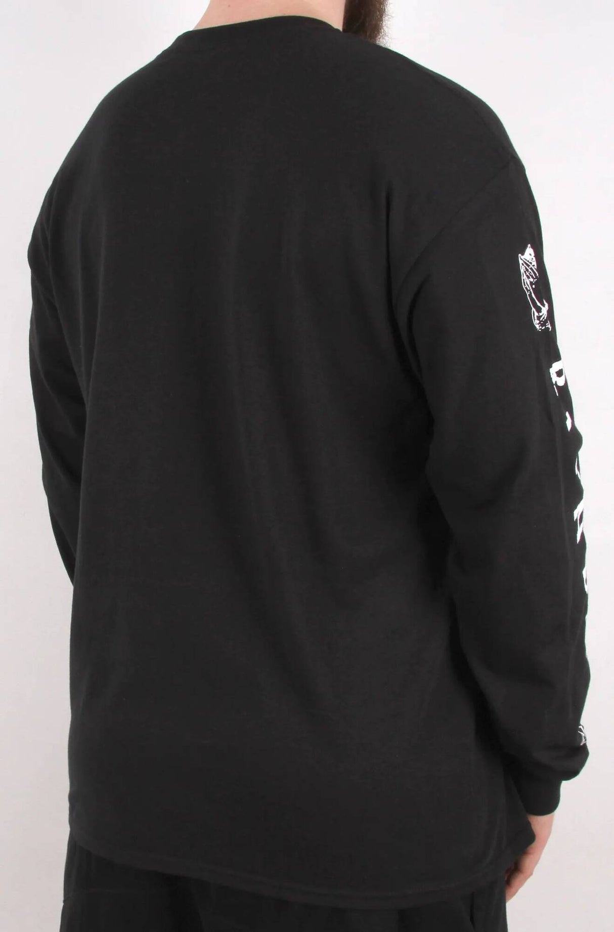 RIPNDIP Lord Nermal Long Sleeve T Shirt - Black