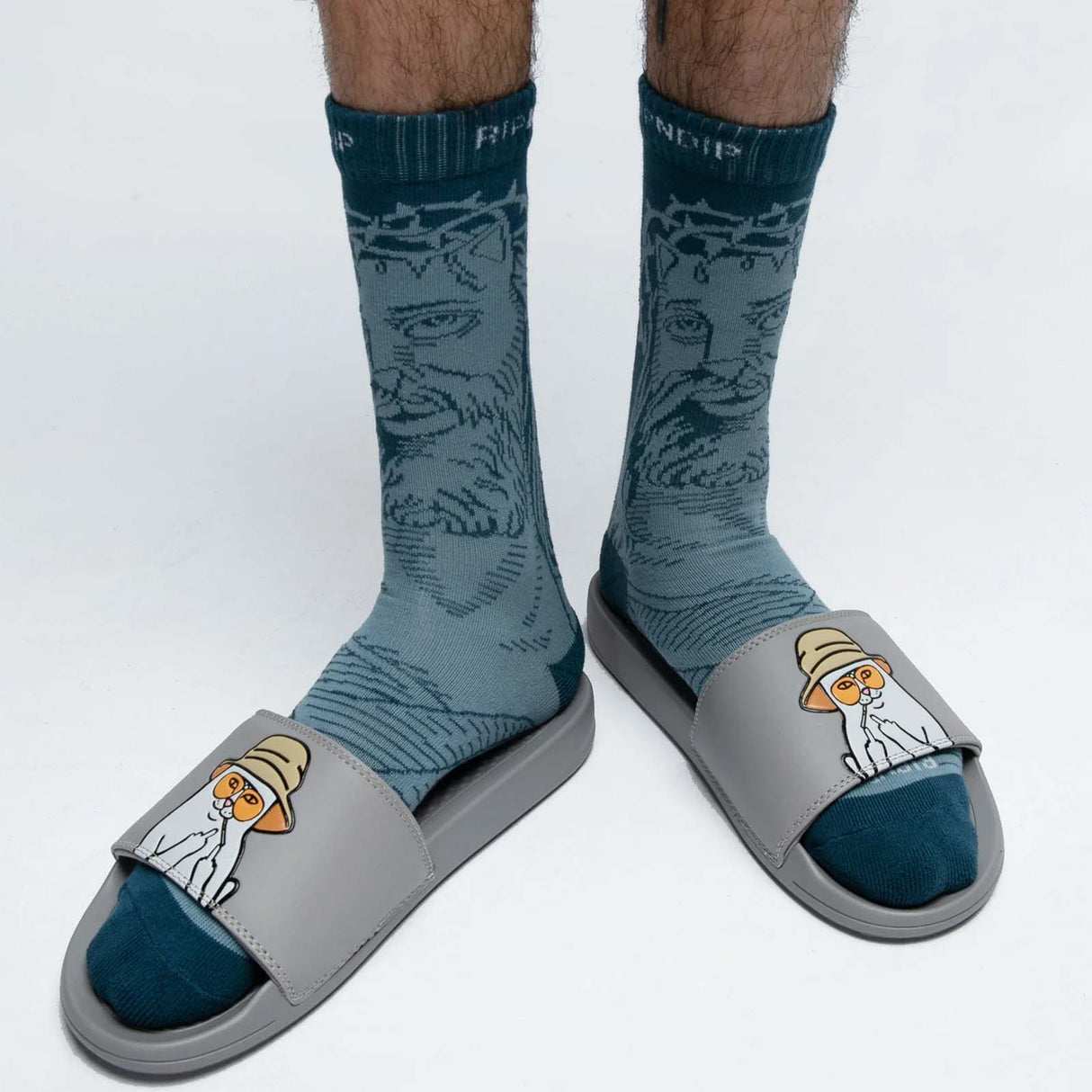 RIPNDIP Lord Savior Nerm Socks - Navy