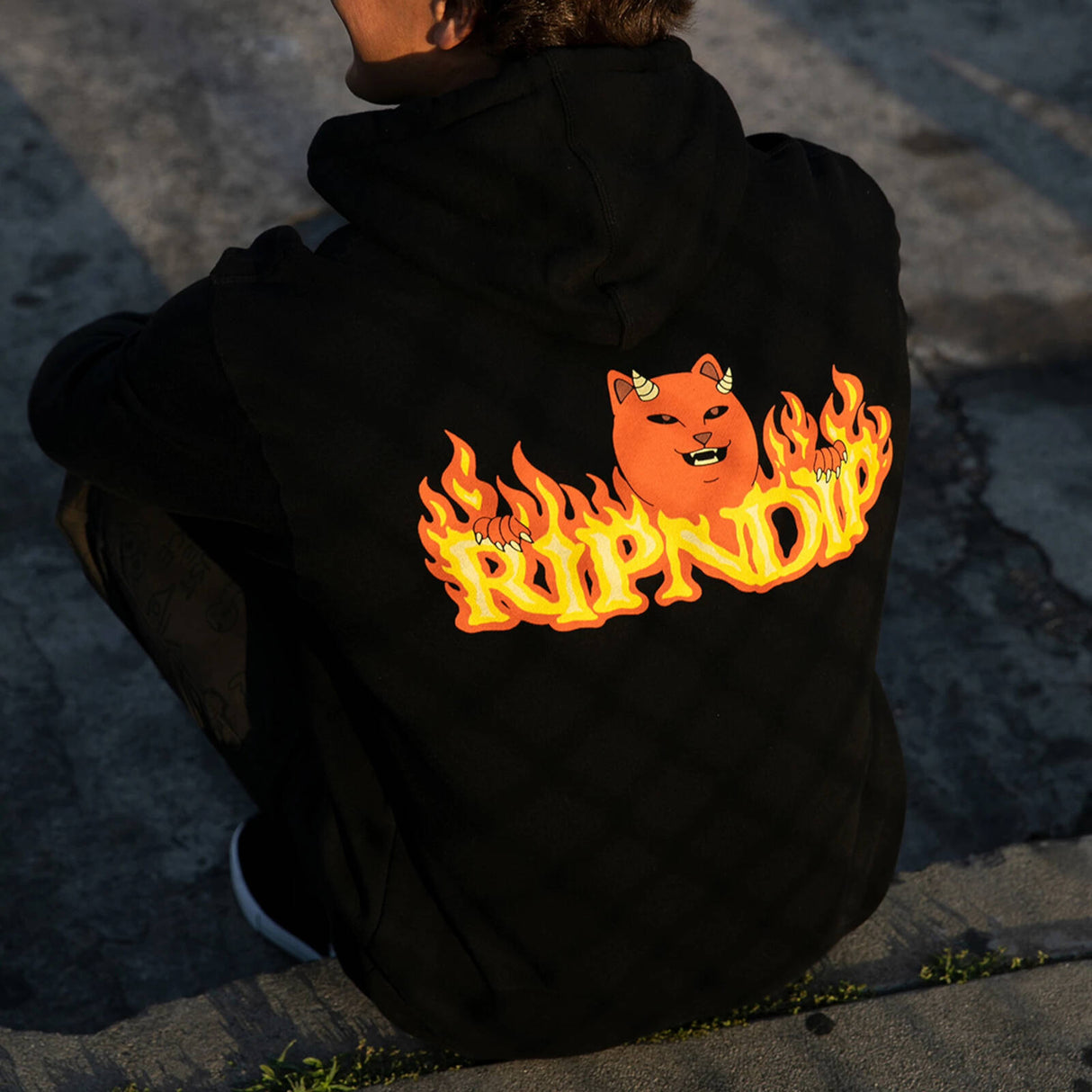 RIPNDIP Devils Work Hoodie - Black