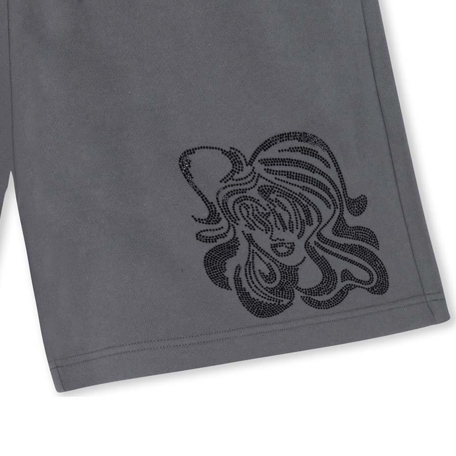 RIPNDIP Beautiful Trip Sweat Shorts - Charcoal
