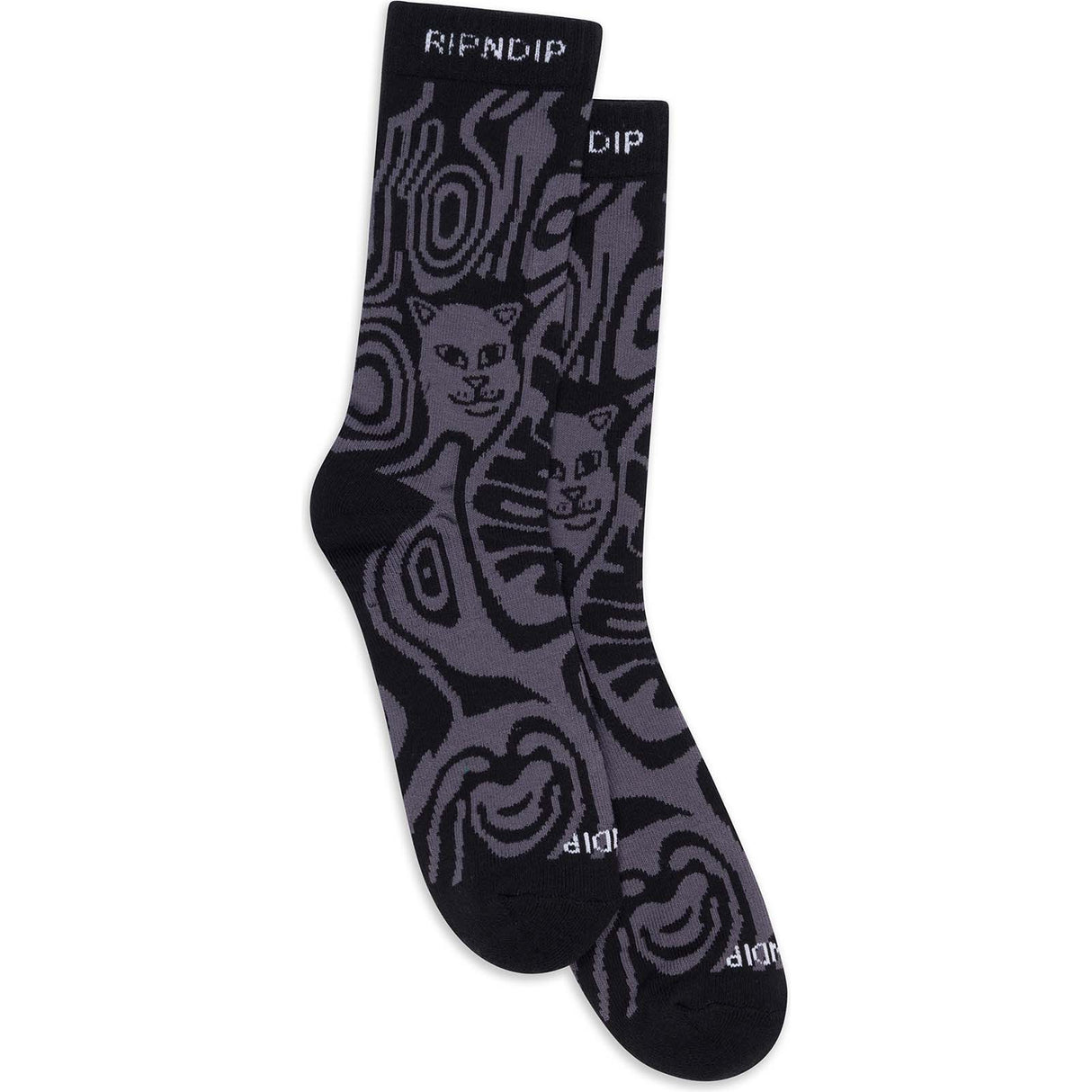 RIPNDIP Hypnotic Socks - Black