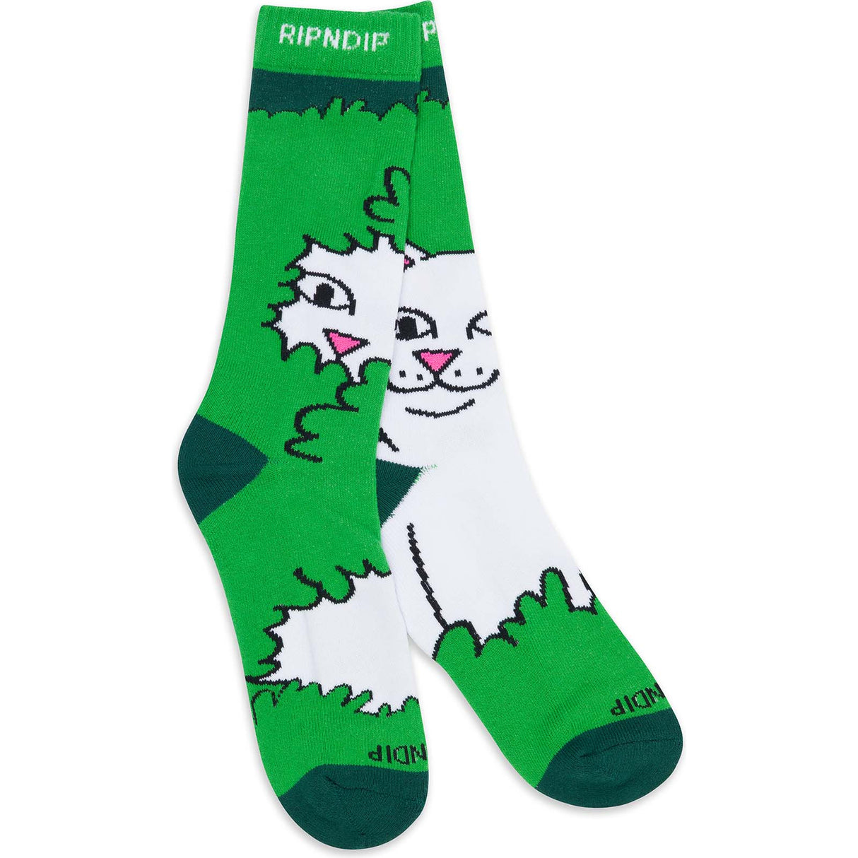 RIPNDIP Imma Head Out Socks - Green