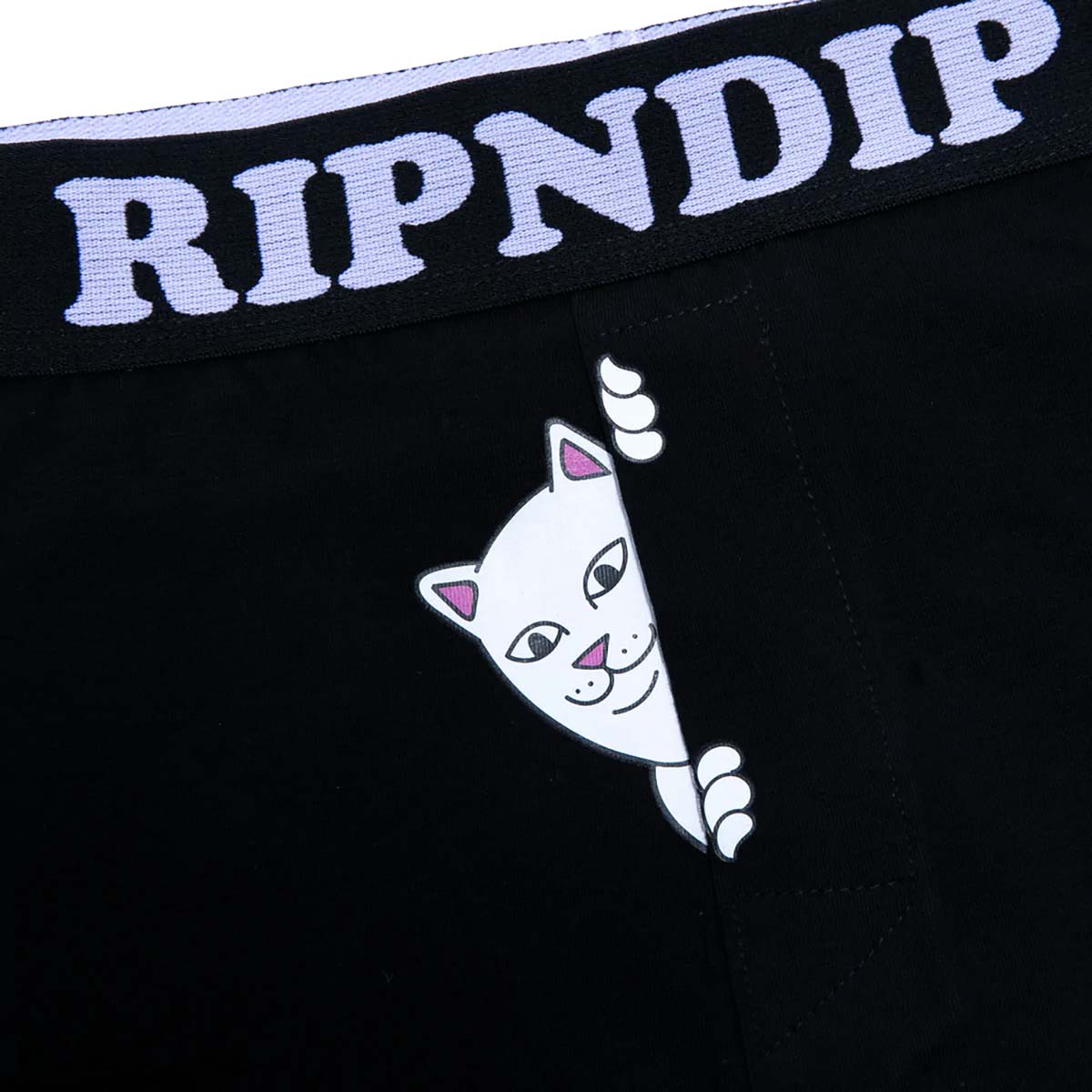 RIPNDIP Peek A Nermal Boxer Briefs - Black