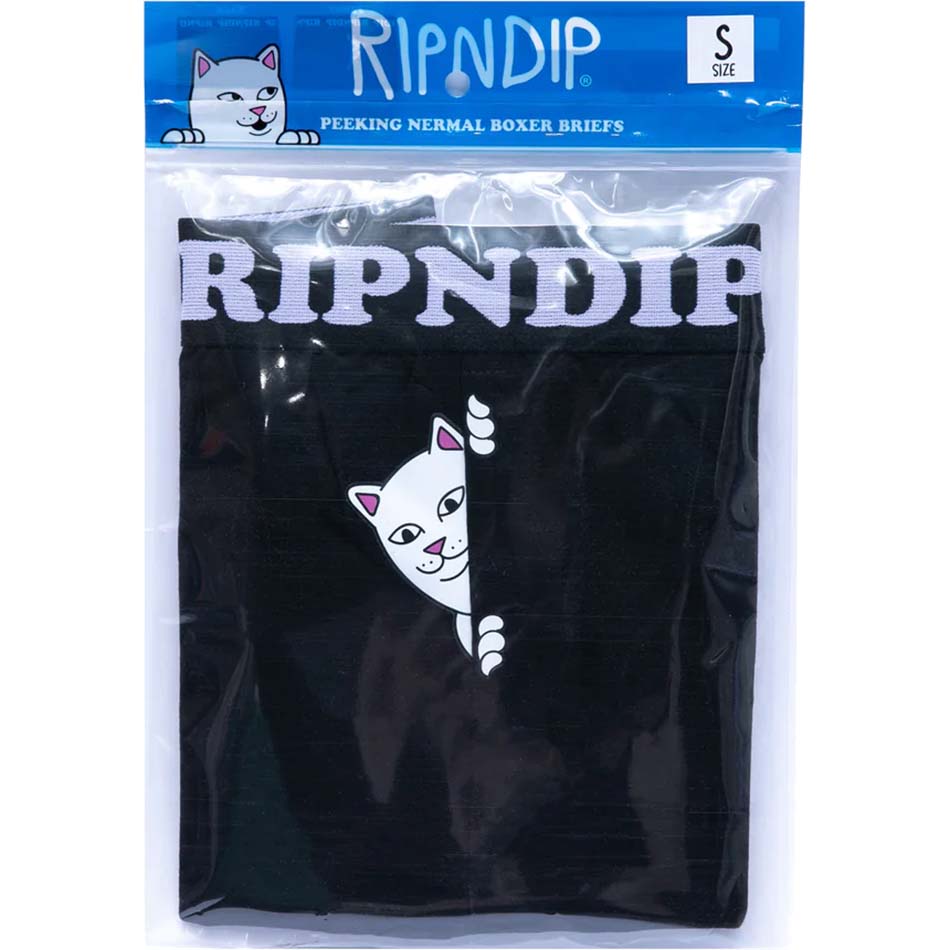 RIPNDIP Peek A Nermal Boxer Briefs - Black