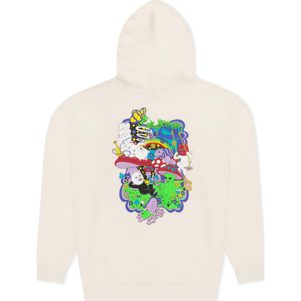 RIPNDIP Rabbit Hole Hoodie - Bone