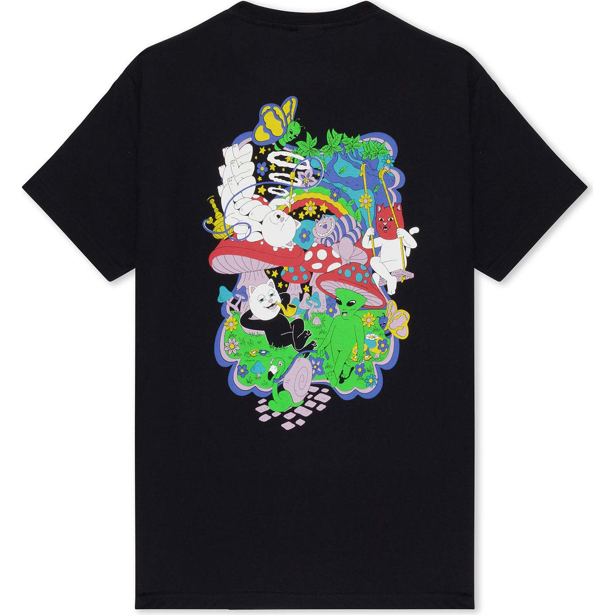 RIPNDIP Rabbit Hole T Shirt - Black
