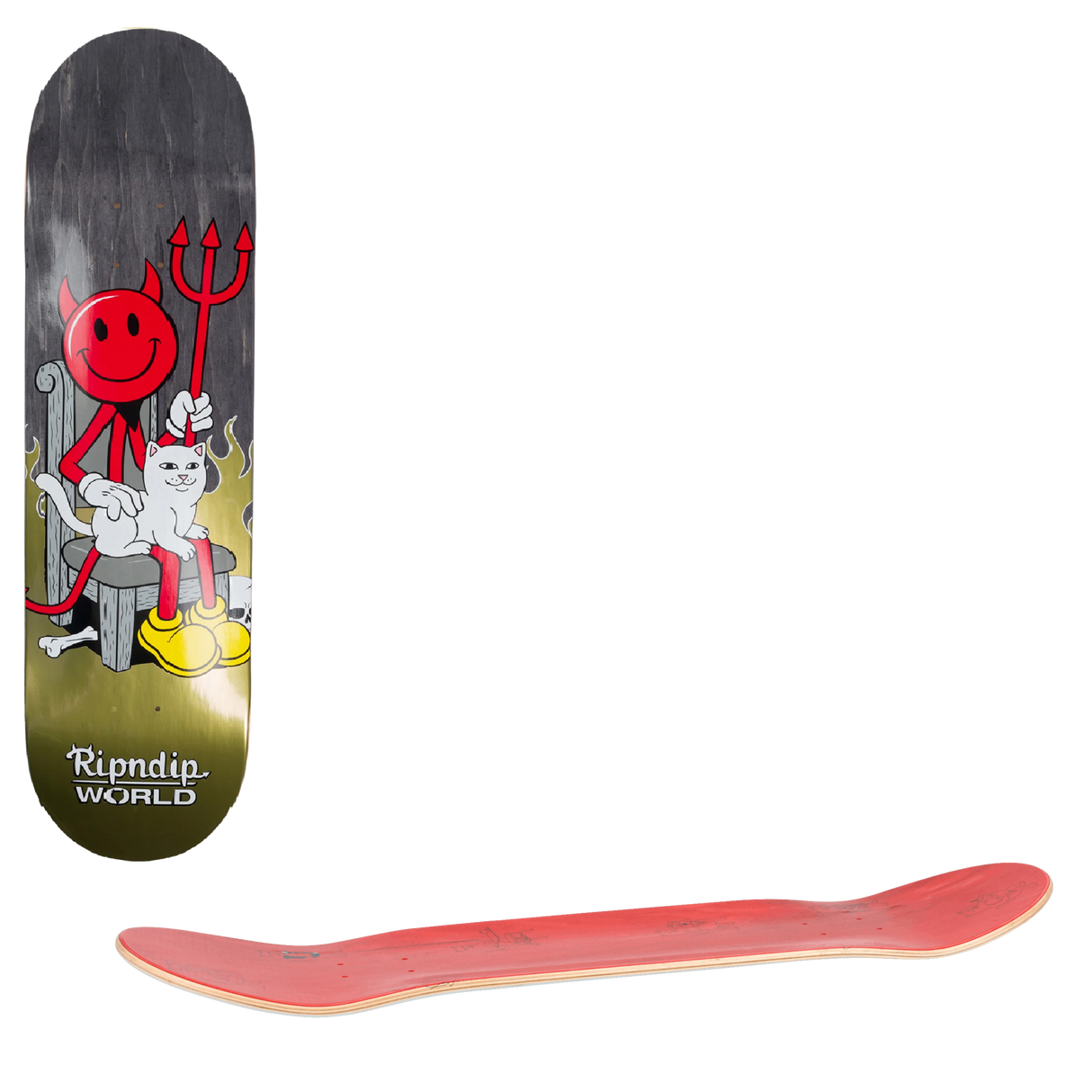 RIPNDIP x World Industries Devilman & Nerm Skateboard Deck - 8.5"