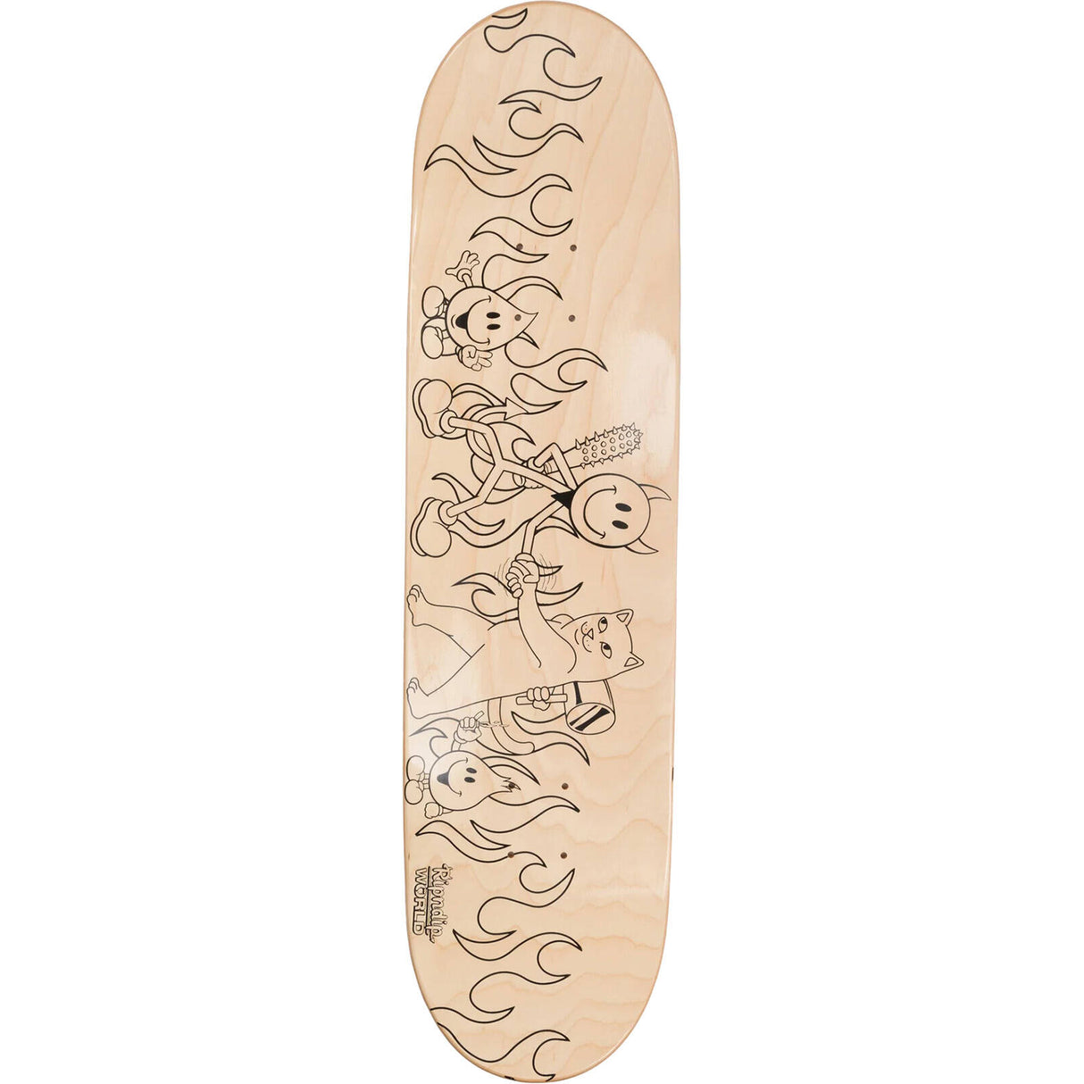 RIPNDIP x World Industries Nerm VS Devilman Skateboard Deck - 8.25"