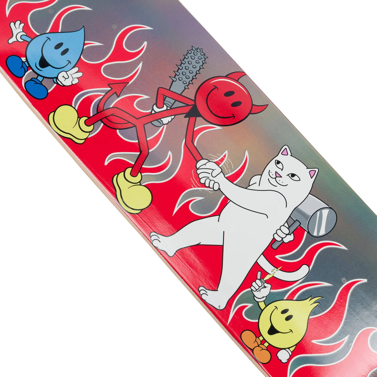 RIPNDIP x World Industries Nerm VS Devilman Skateboard Deck - 8.5"