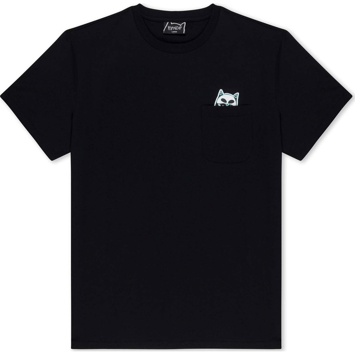 RIPNDIP Lord Skelly Pocket T Shirt - Black