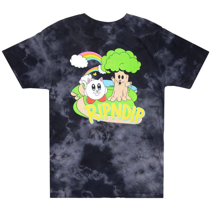 RIPNDIP Nermby T Shirt - Black Lightning Wash