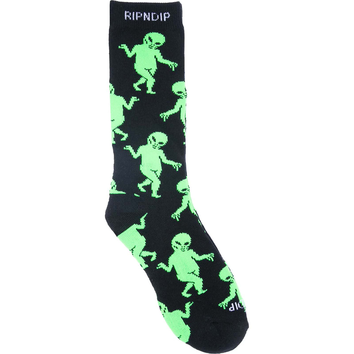RIPNDIP Alien Dance Party Socks - Black