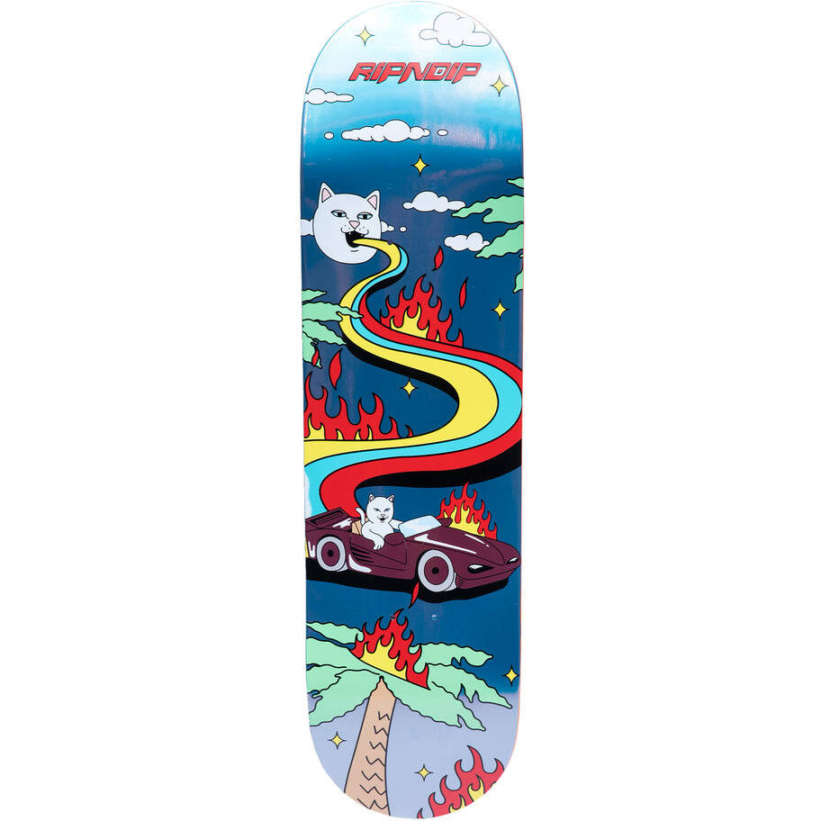 RIPNDIP Hell Racer Custom Skateboard - Multi 8.5"