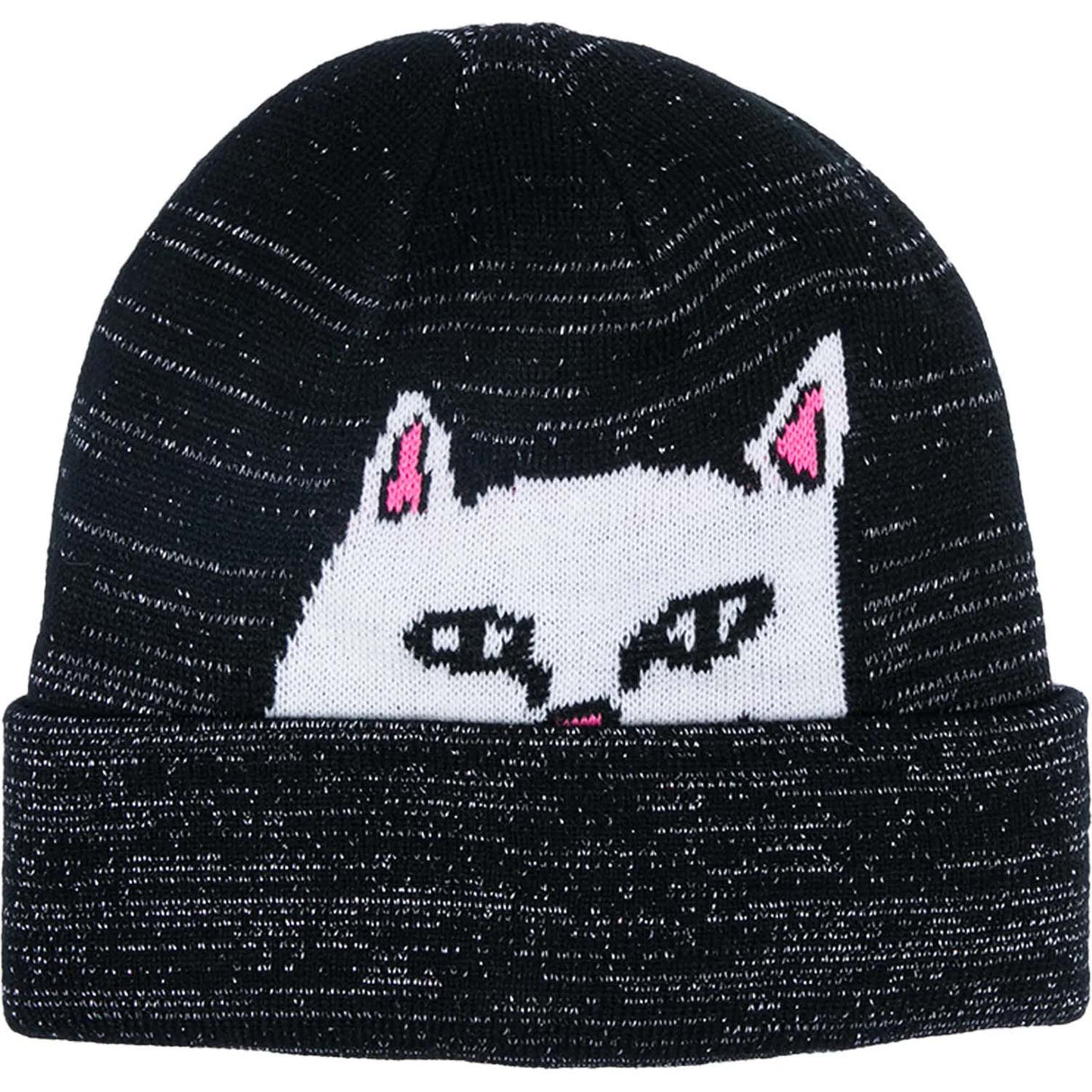 RIPNDIP Peeking Nermal Beanie - Reflective Black