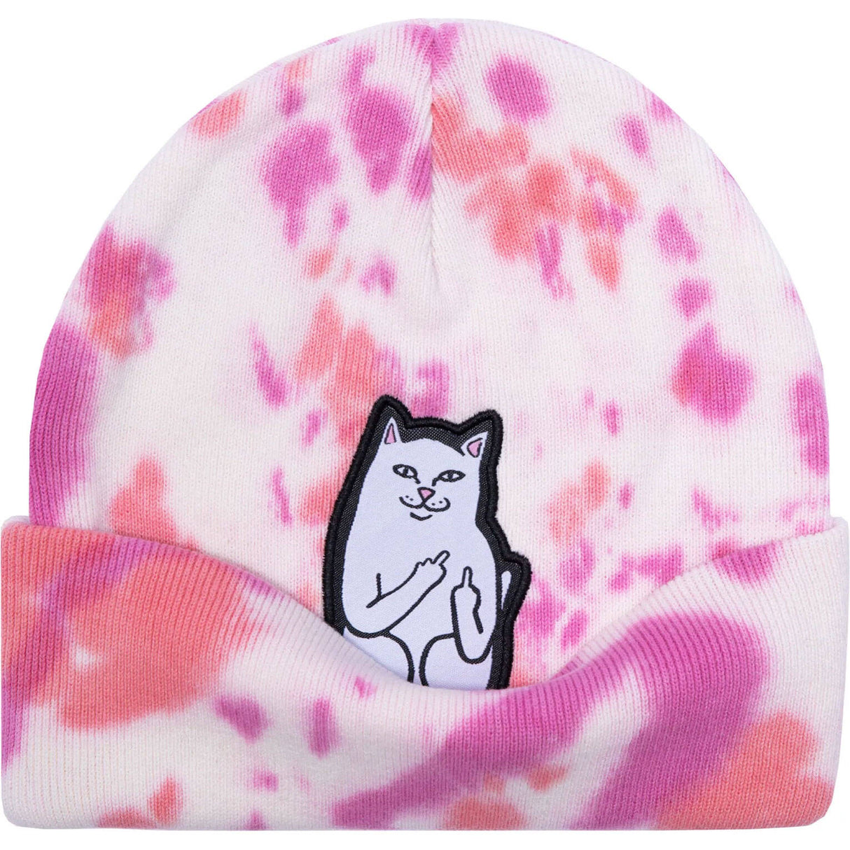 RIPNDIP Lord Nermal Beanie - Pink/Tie Dye
