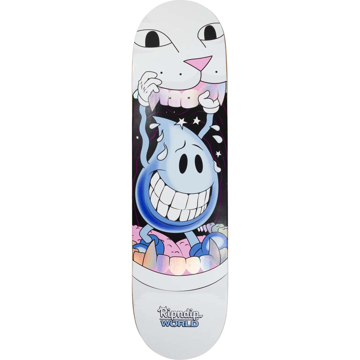 RIPNDIP x World Industries Skateboard Deck - Water Nerm 8.5"