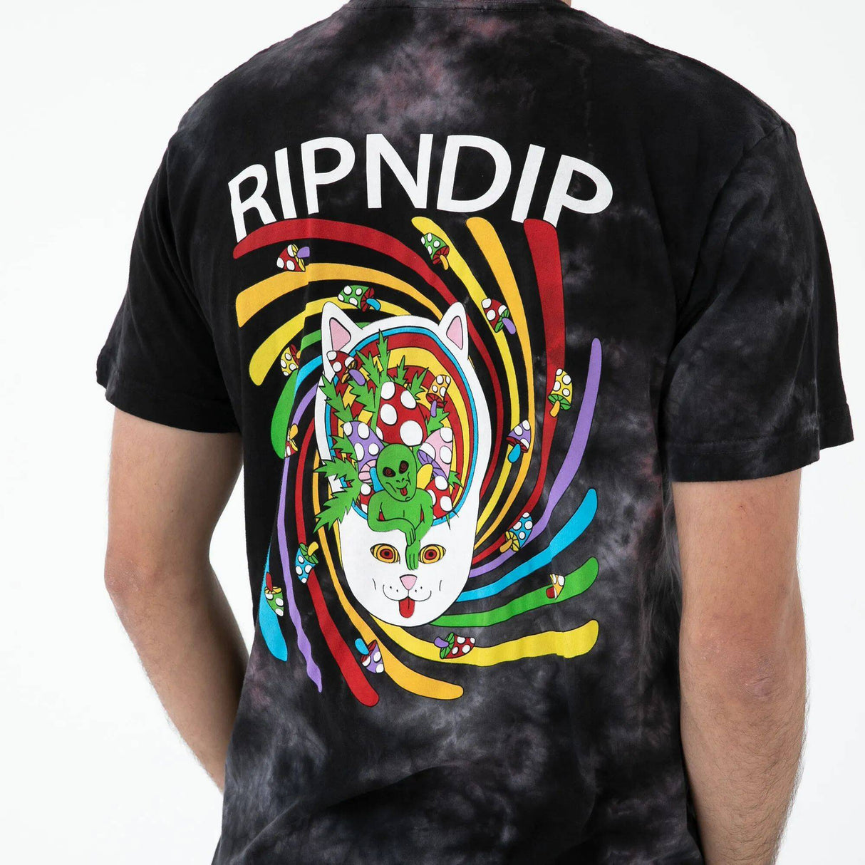 RIPNDIP Touch of Psyche T Shirt - Black/Lavender